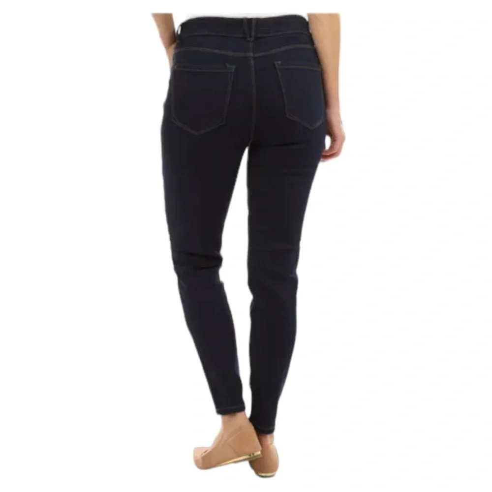 Curve Appeal Women's Dark Blue Jeans Size 4